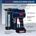 Dextra 20V Cordless Electric Nail Gun Kit