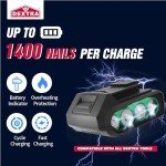 Dextra 20V Cordless Electric Nail Gun Kit