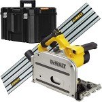 Dewalt 165mm 1300W Plunge Saw with Guide Rail