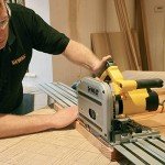 Dewalt DWS520KT Electric Plunge Saw with Guide Rails