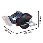 Bosch Professional 18V Cordless Circular Saw GKM