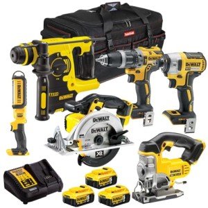 Dewalt 18V 6-Piece Cordless Power Tool Kit