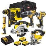 Dewalt 18V 6-Piece Cordless Power Tool Kit