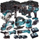 Makita 18V Cordless Power Tool Kit with Batteries