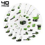 Greenworks 40V Cordless Lawn Mower with Batteries