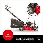 Mountfield HP185 Hand-Propelled Lawn Mower - Red/Grey
