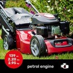Mountfield HP185 Hand-Propelled Lawn Mower - Red/Grey
