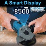 Huhomco Cordless Angle Grinder with Batteries & Charger