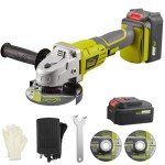 DEWINNER 20V Cordless Angle Grinder with Battery
