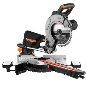 DOVAMAN 340mm Sliding Mitre Saw with Blades