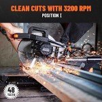DOVAMAN 340mm Sliding Mitre Saw with Blades