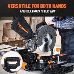 DOVAMAN 340mm Sliding Mitre Saw with Blades