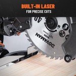 DOVAMAN 340mm Sliding Mitre Saw with Blades
