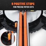 DOVAMAN 340mm Sliding Mitre Saw with Blades