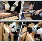 WORKPRO 20V Cordless Angle Grinder with Battery