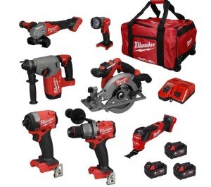 Milwaukee M18 FPP7A3 18V Cordless Tool Set