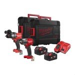 Milwaukee M18 Combi Drill & Impact Wrench Kit