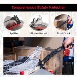 Excel 10" Table Saw with 1800W Motor