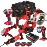 Excel 18V Cordless Power Tool Combo Kit