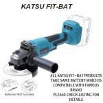 KATSU FIT-BAT 21V Cordless Angle Grinder 115mm