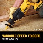 DEWALT 20V MAX Variable Speed Reciprocating Saw