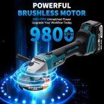 20V Brushless Cordless Angle Grinder Kit