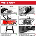 Excel 10" Table Saw with 1800W Motor & Extensions