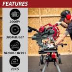 LUMBER JACK 12" Sliding Compound Mitre Saw