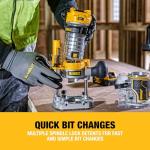 DEWALT 18V XR Brushless Router in TSTAK Kit