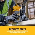 DEWALT 18V XR Brushless Router in TSTAK Kit