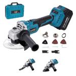 KATSU 21V Brushless Cordless Angle Grinder Kit