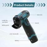 12V Cordless Mini Angle Grinder with Accessories