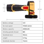 Cordless Mini Angle Grinder with Batteries and Discs