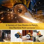 Cordless Mini Angle Grinder with Batteries and Discs