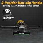 Cordless Brushless Angle Grinder with 2 Batteries