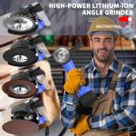 21V Brushless Cordless Angle Grinder with Battery