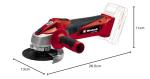 Einhell 18V Cordless Angle Grinder - 115mm Disc