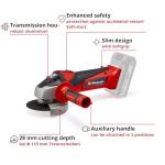 Einhell 18V Cordless Angle Grinder - 115mm Disc