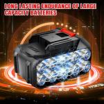 21V Cordless Brushless Angle Grinder with Accessories