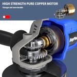 21V Brushless Cordless Angle Grinder with Battery