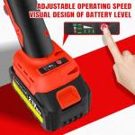 21V Cordless Brushless Angle Grinder with Accessories