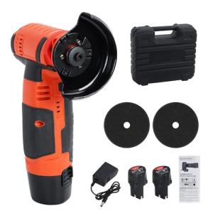 Cordless Mini Angle Grinder with Battery and Charger