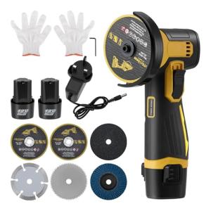 12V Mini Cordless Angle Grinder Tool Set