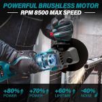 Cordless Angle Grinder with Batteries, 8500RPM