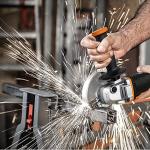 WORX 18V Cordless 115mm Angle Grinder
