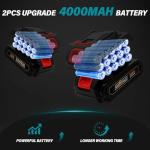 Cordless Angle Grinder with Batteries, 8500RPM