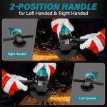 Cordless Angle Grinder with Batteries, 8500RPM