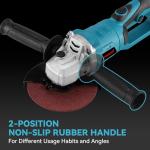 Cordless 125MM Angle Grinder for Cutting and Grinding