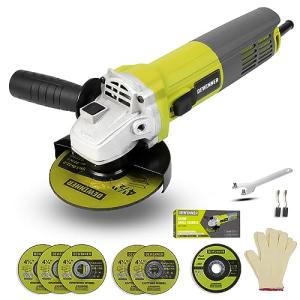 DEWINNER 850W Angle Grinder with 6 Discs