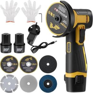 12V Mini Cordless Angle Grinder Tool Kit